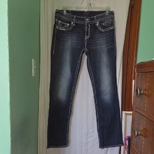 Vintage Y2k Vigoss Sparkly Sequin The New York Slim Bootcut Jeans